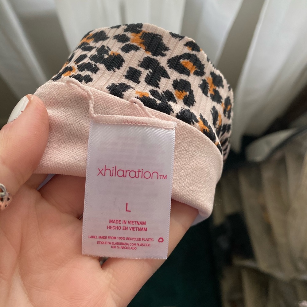Target Women's Cheetah High Waisted Bathing Suit - Picture 6 of 6